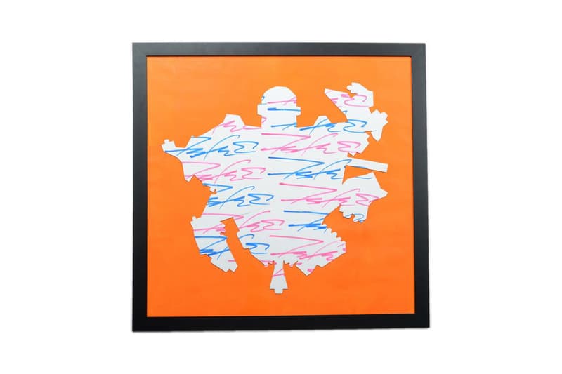 oallery framed futura artwork human made collaboration