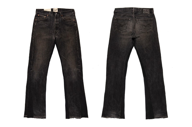GALLERY DEPT. La Flare Orange Black Denim Release Info Levis 501 Jeans