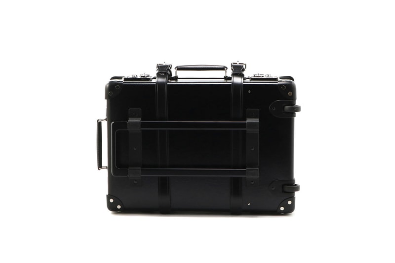 Yohji Yamamoto x Globe-Trotter Trolley Case Femme Fatale Black 20-Inch Leather Silver Studs 