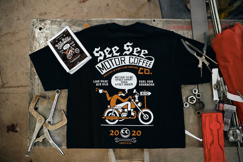 grotesk see see motor coffee co oregon food bank nyc artworks
