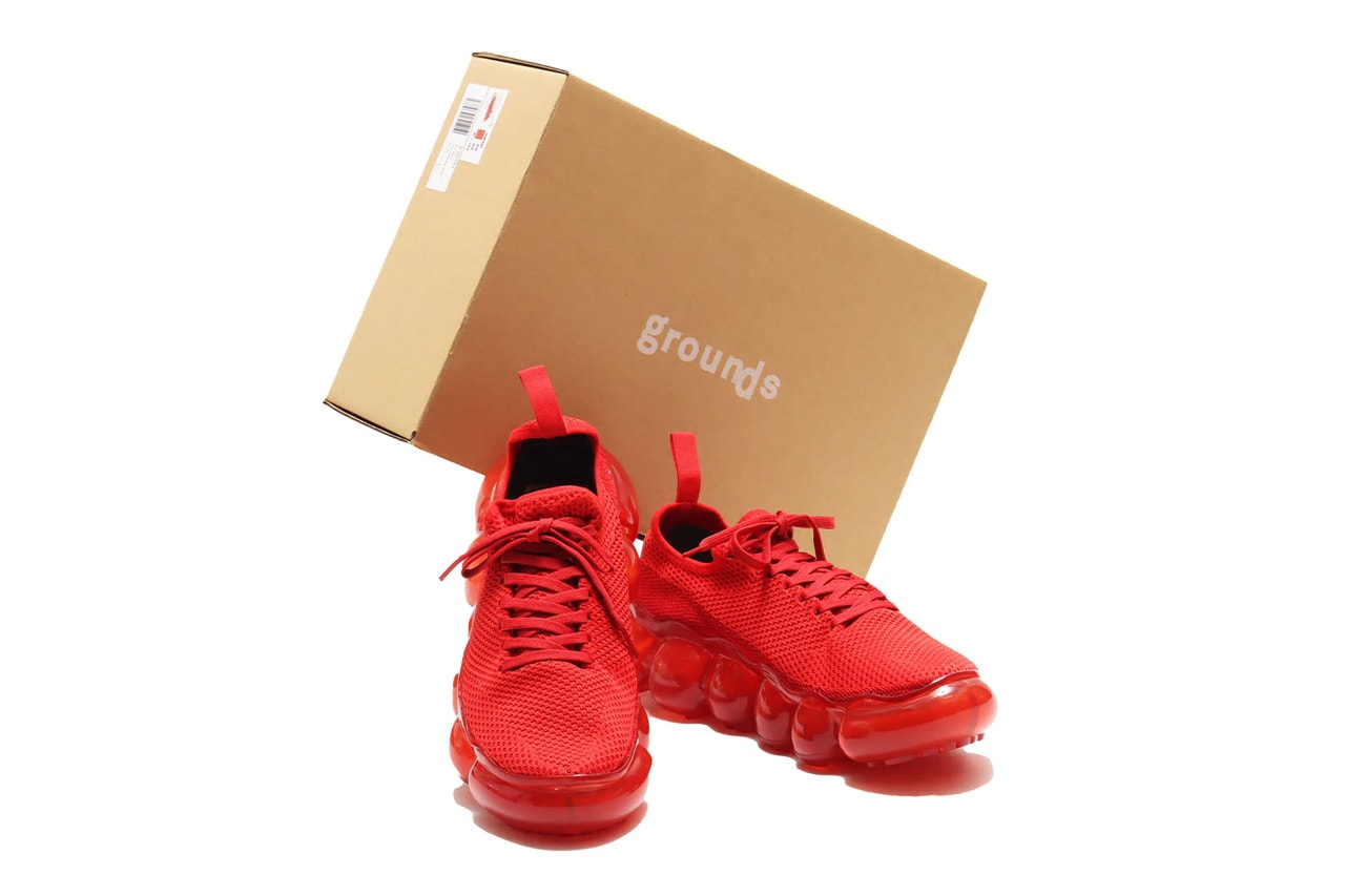 grounds jewelry giddy up spray red sneakers Mikio Sakabe official release date info photos price store list
