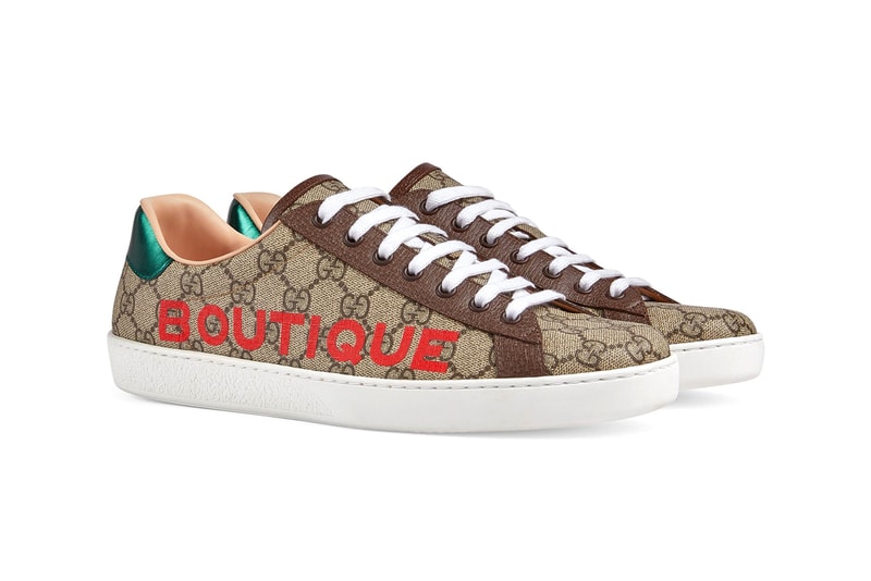 gucci gg ace boutique brown green red white ss20 official release date info photos price store list