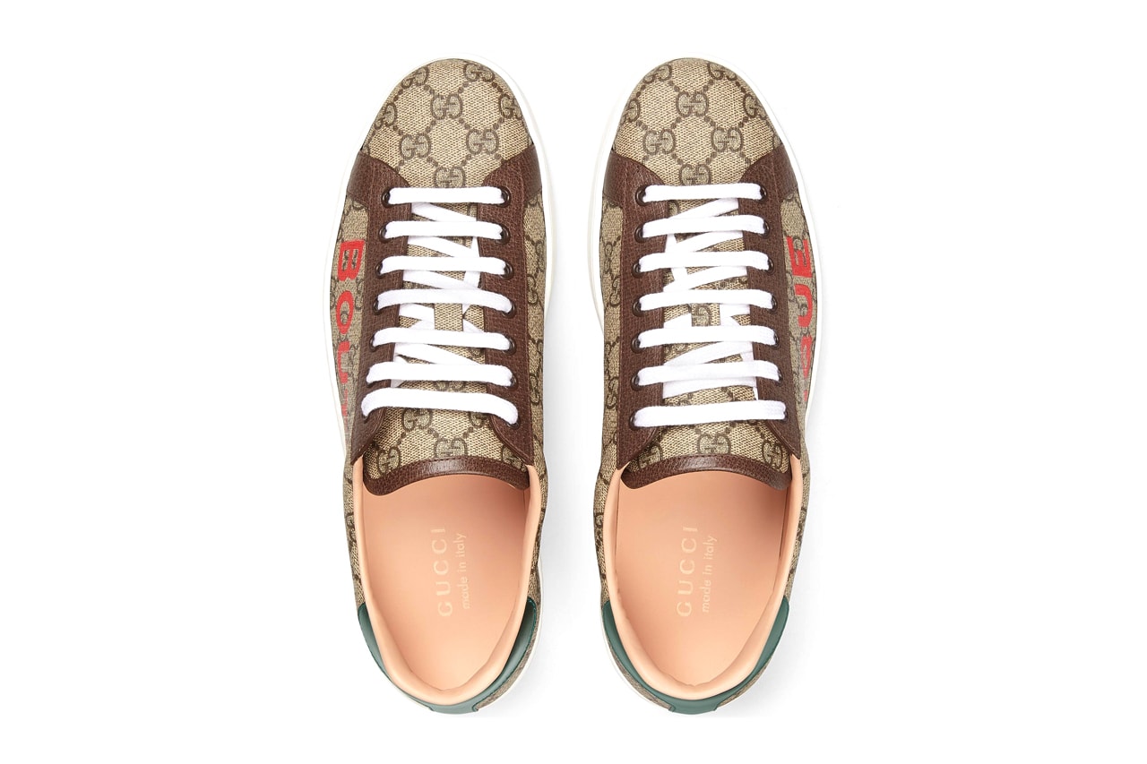 gucci gg ace boutique brown green red white ss20 official release date info photos price store list