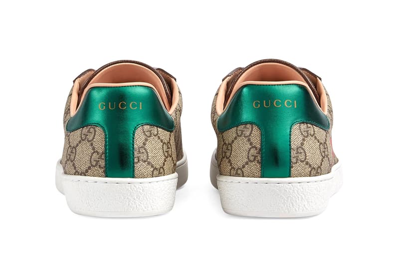 gucci gg ace boutique brown green red white ss20 official release date info photos price store list