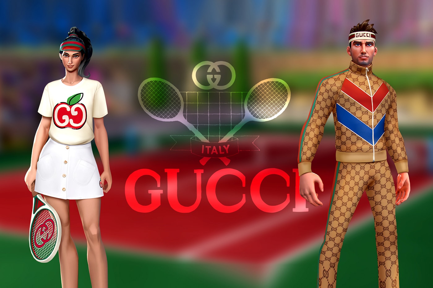 Gucci Tennis Clash Collaboration Announcement Info Tournament Wildlife