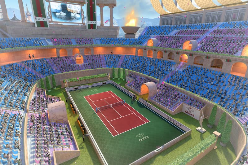 Gucci Tennis Clash Collaboration Announcement Info Tournament Wildlife