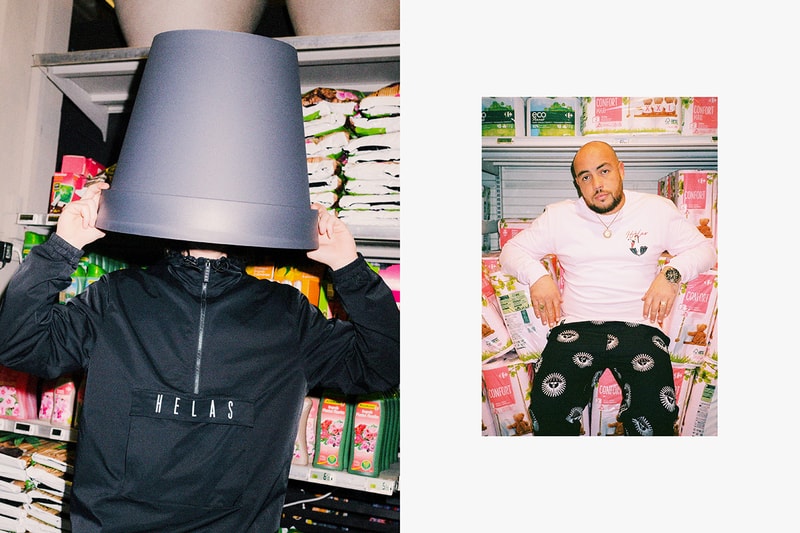 Hélas Spring 2020 Collection Lookbook Release Information Skateboarding Lucas Puig Stephen Khou Clement Brunel Parisian Mall Shoot Skateboarding T-Shirts Caps