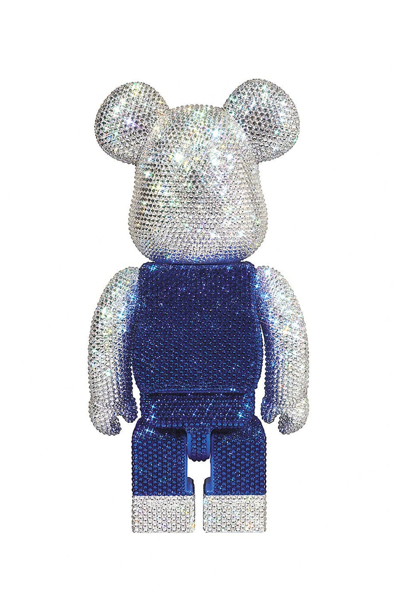 bearbrick hello kitty swarovski crystal 400 percent figure toys medicom toy bear brick toy crystals selfridges