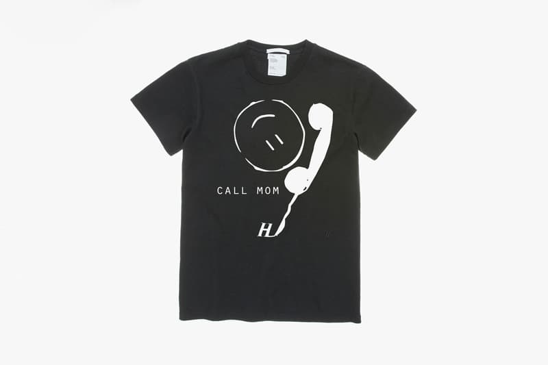 Helmut Lang Graphic T-Shirt Contest Finalists White Black Graphics Slug Pink Latex Gloves Globe Cowboy Telephone Smiley Face Car Horseshoe