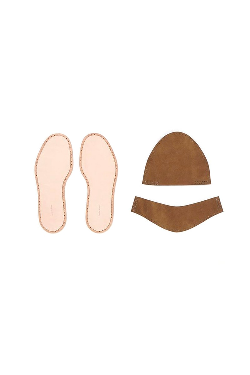 Hender Scheme Leather DIY Home Slippers menswear streetwear spring summer 2020 collection japanese designer leather suede nubuck slides do it yourself craft