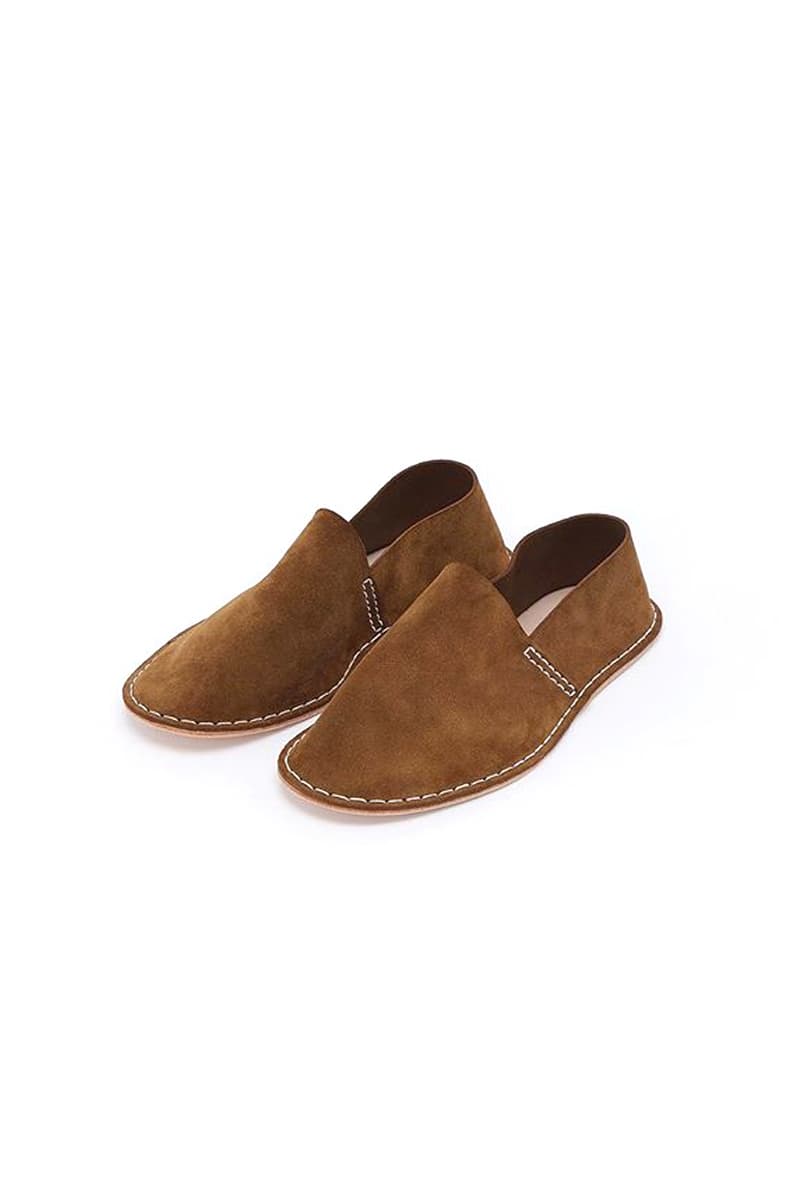 Hender Scheme Leather DIY Home Slippers menswear streetwear spring summer 2020 collection japanese designer leather suede nubuck slides do it yourself craft