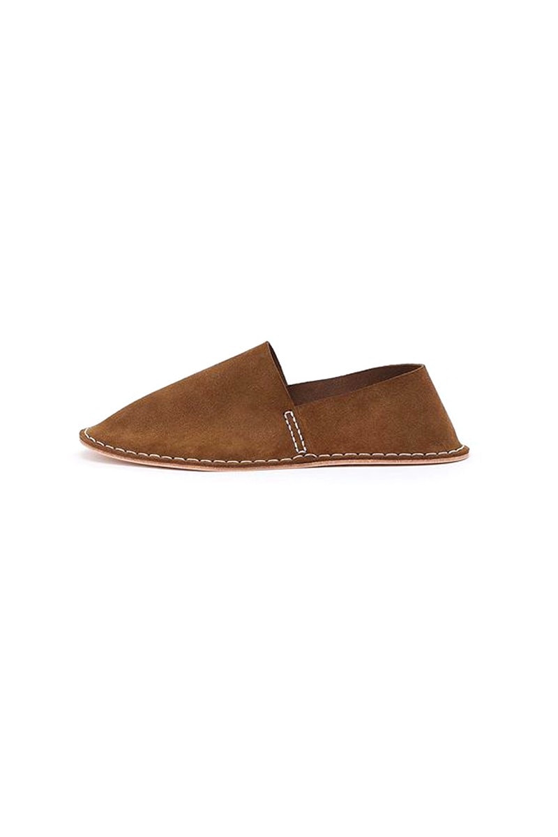 Hender Scheme Leather DIY Home Slippers menswear streetwear spring summer 2020 collection japanese designer leather suede nubuck slides do it yourself craft