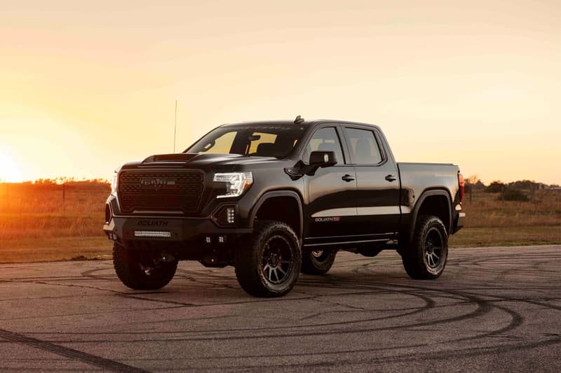 hennessy goliath 700 horsepower gmc sierra custom kit supercharger v8 pickup truck