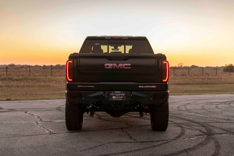 hennessy goliath 700 horsepower gmc sierra custom kit supercharger v8 pickup truck