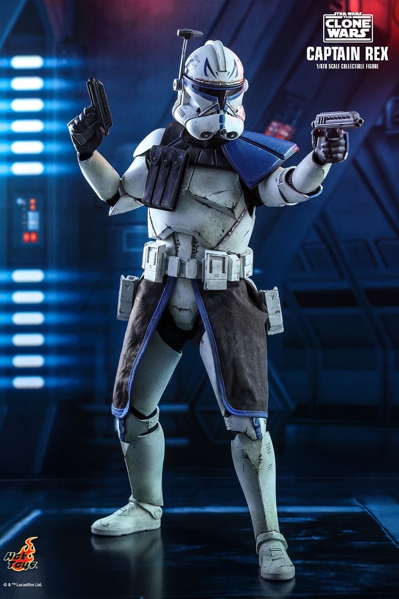 hot toys star wars the clone wars captain rex 1 6th scale figure collectible ahsoka tano