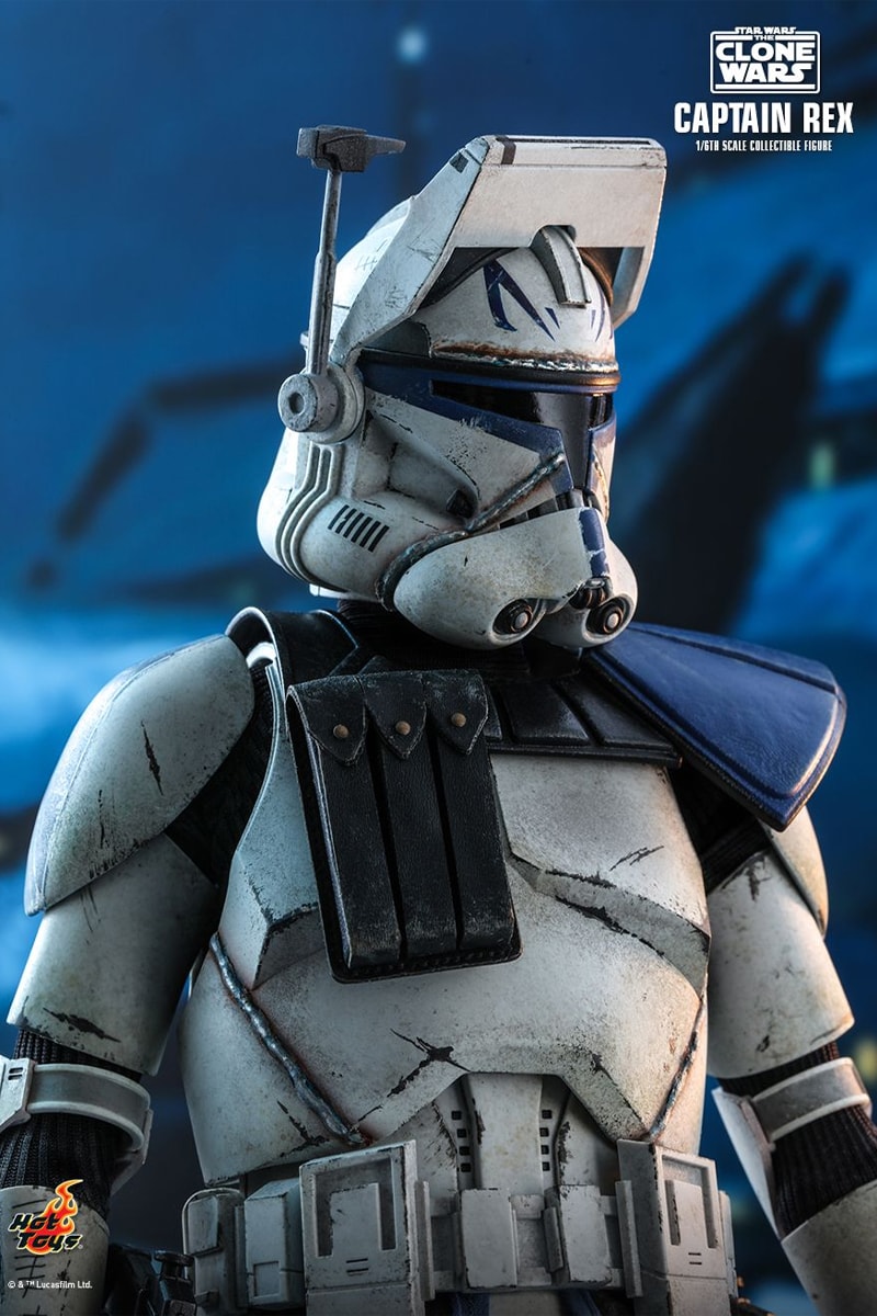 hot toys star wars the clone wars captain rex 1 6th scale figure collectible ahsoka tano