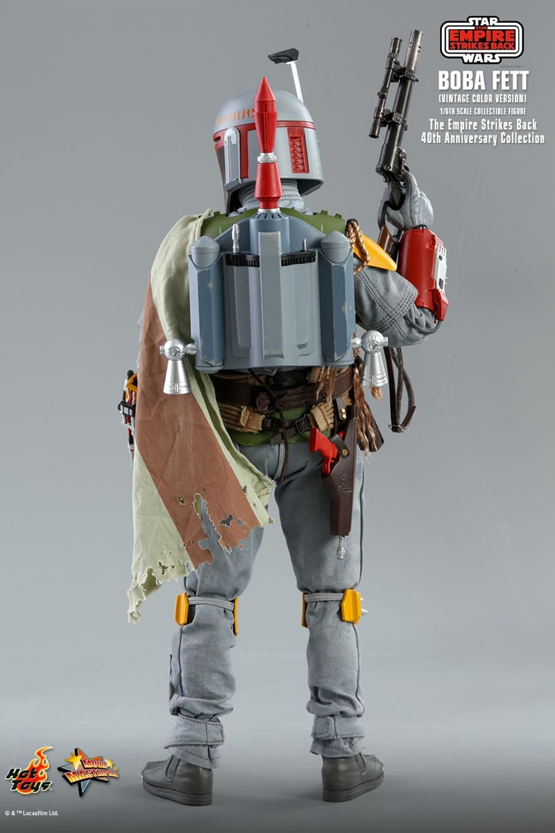 hot toys 1/6th scale figure collectible star wars empire strikes back 40th anniversary darth vader boba fett 