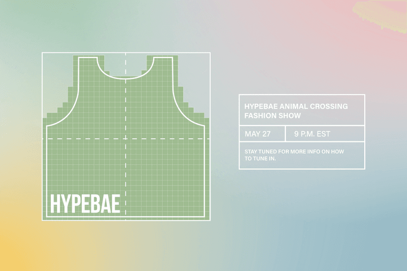 HYPEBAE Animal Crossing New Horizons Fashion Show Nintendo Switch Runway Gaming