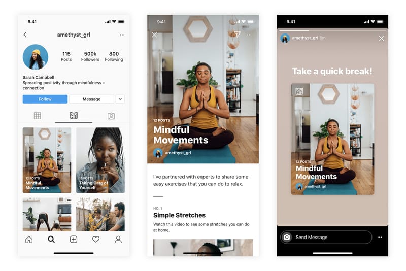 Instagram Launches New Wellness "Guides"