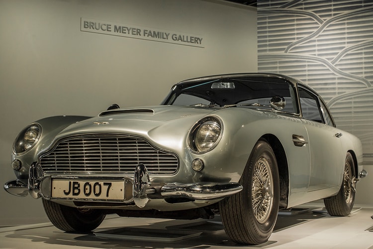 'James Bond' Stunt Driver Takes the Aston Martin DB5 Around Silverstone Track