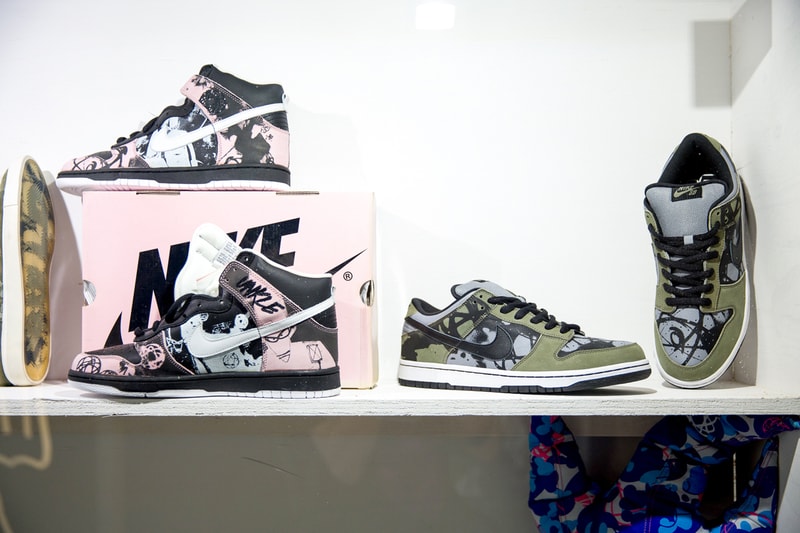 james lavelle unkle mo wax records nike sb dunks bape bapestas closer look size interview collections release date info photos price