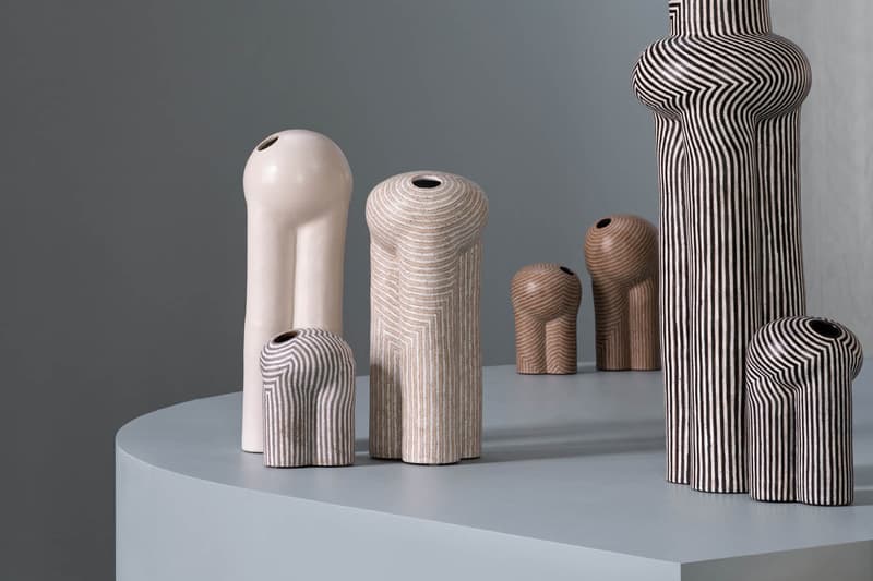 Jeremy Anderson "The Piccolo Parade" Digital Exhibition Apparatus Studio Sculptures Ceramics Stoneware Gold Porcelain Vessels