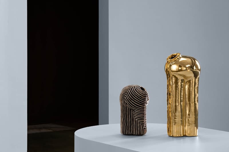Jeremy Anderson "The Piccolo Parade" Digital Exhibition Apparatus Studio Sculptures Ceramics Stoneware Gold Porcelain Vessels