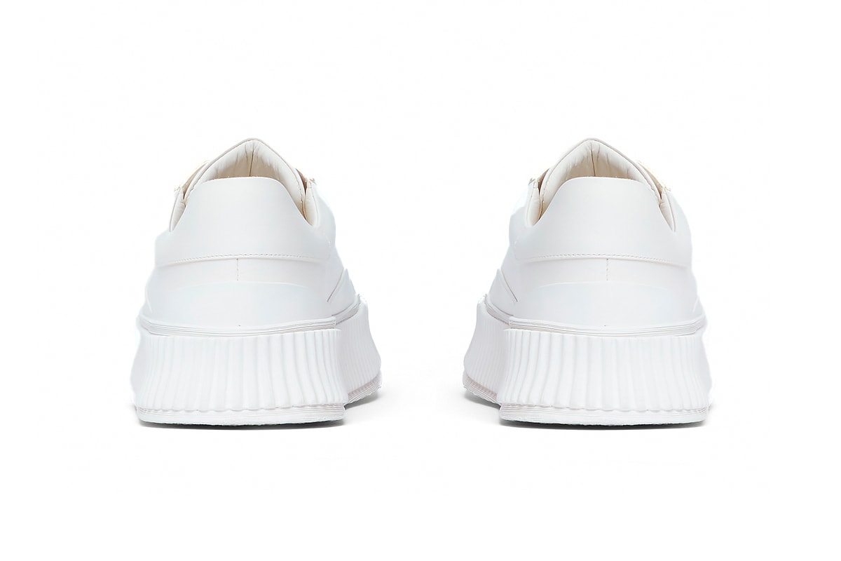 jil sander ln-cc chunky sole sneakers white drops trainers white drop footwear kicks sneakers leather 