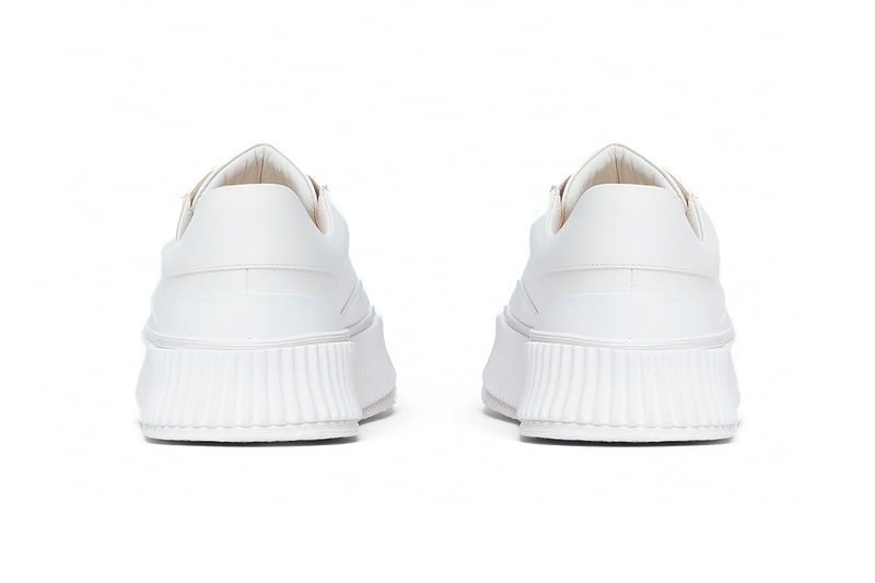 jil sander ln-cc chunky sole sneakers white drops trainers white drop footwear kicks sneakers leather