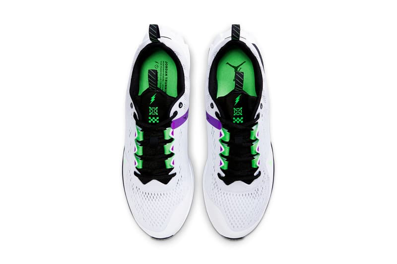 jordan brand zoom trunner advance white black vivid purple rage green official release date info photos price store list