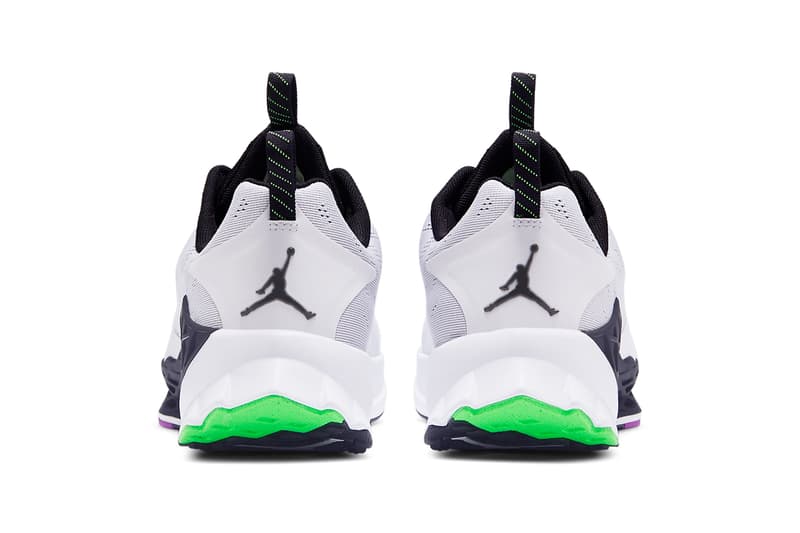 jordan brand zoom trunner advance white black vivid purple rage green official release date info photos price store list