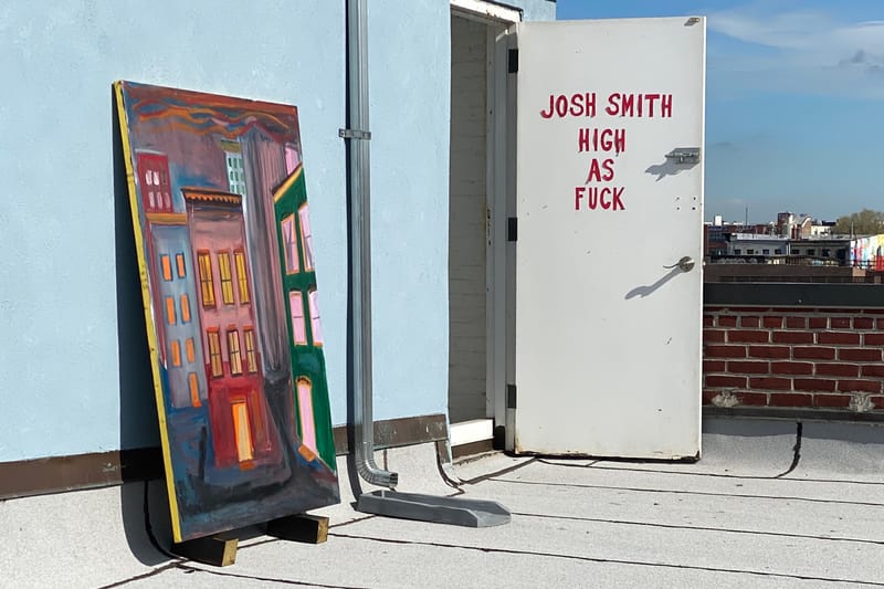 Artist Josh Smith Stages NYC Rooftop Exhibition Amid COVID-19 Quarantine