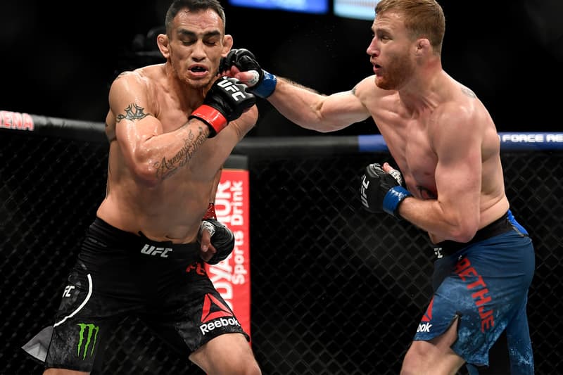 Justin Gaethje Beats Tony Ferguson UFC 249 Results lineup fightcard Dana White Fight island
