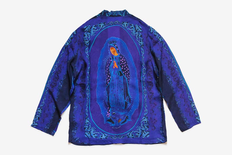 Kapital Rayon Virgin Mary Haori Release Traditional Japanese Outerwear Layers Boro KAKASHI Rayon 