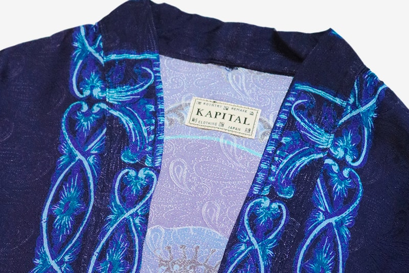 Kapital Rayon Virgin Mary Haori Release Traditional Japanese Outerwear Layers Boro KAKASHI Rayon 