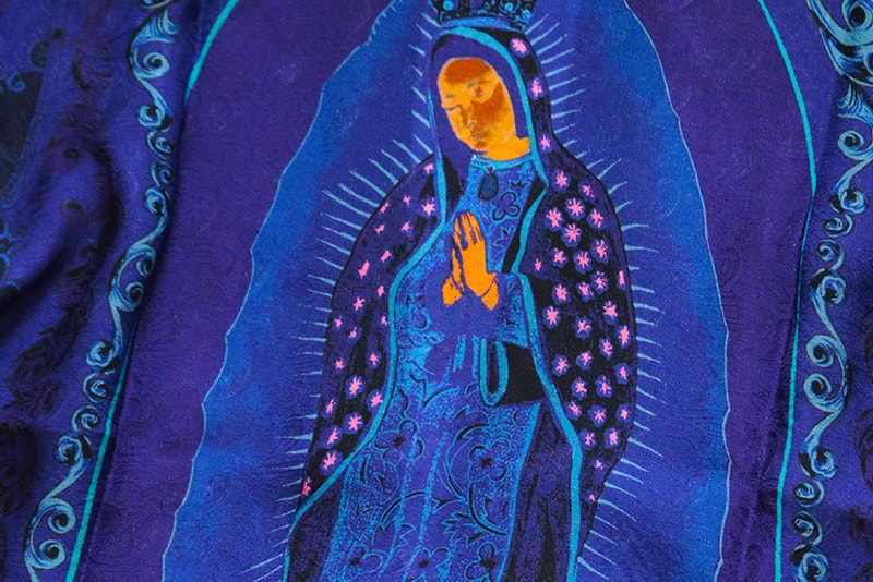 Kapital Rayon Virgin Mary Haori Release Traditional Japanese Outerwear Layers Boro KAKASHI Rayon 