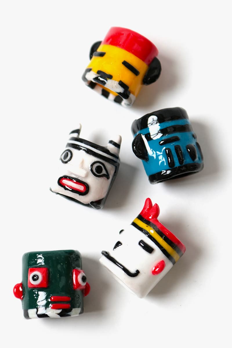 KAPITAL native american pueblo indians clay Kachina Bandana Holders