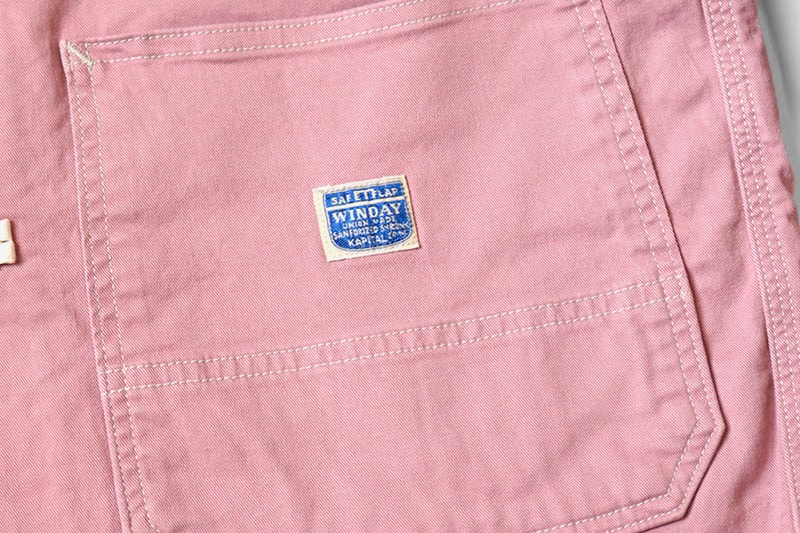 KAPITAL Blue Denim 8oz Kung Fu Shirt menswear streetwear spring summer 2020 collection coverall pink mao collar japanese button up chore jacket