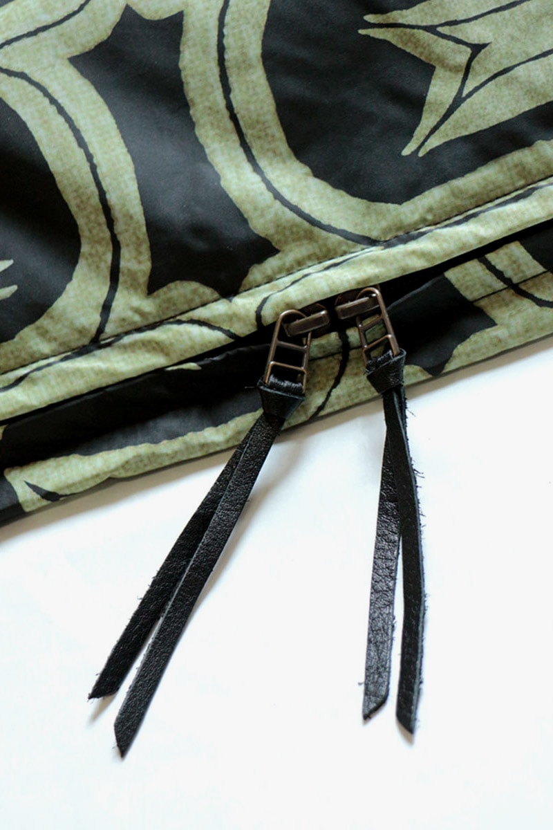 KAPITAL Transfer Nylon Snufkin Boro Bags Blue Green Indigo Patchwork Ainu Pattern Transcription Nylon 