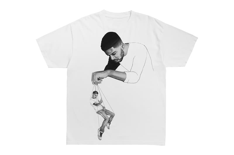 Kid Cudi c/o Virgil Abloh Pulling Strings T-Shirt Release Leader of the Delinquents Merch Info Buy Price t shirt vinyl