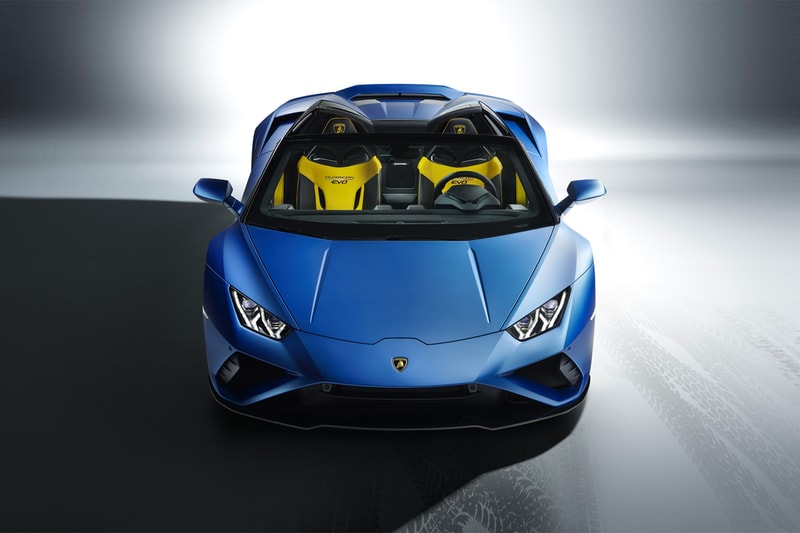Lamborghini Huracán EVO RWD Spyder 2020 supercar roadster Italian engineering rear wheel drive naturally aspirated v10 610 horsepower