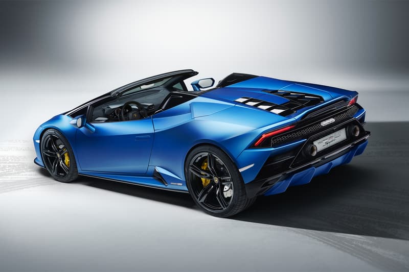 Lamborghini Huracán EVO RWD Spyder 2020 supercar roadster Italian engineering rear wheel drive naturally aspirated v10 610 horsepower