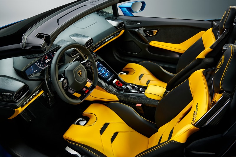 Lamborghini Huracán EVO RWD Spyder 2020 supercar roadster Italian engineering rear wheel drive naturally aspirated v10 610 horsepower