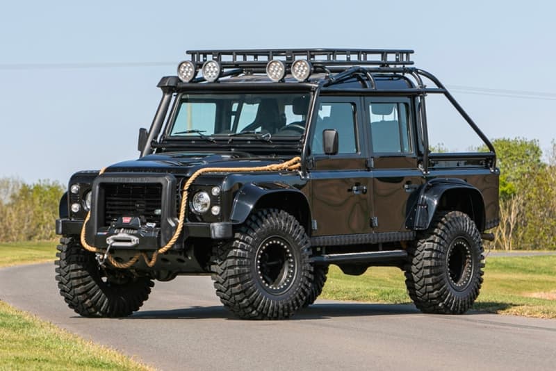 Silverstone Auctions Spectre Landrover Defender Info James Bond 007 110 SUVs offroading cars automotive Bowler Motorsport