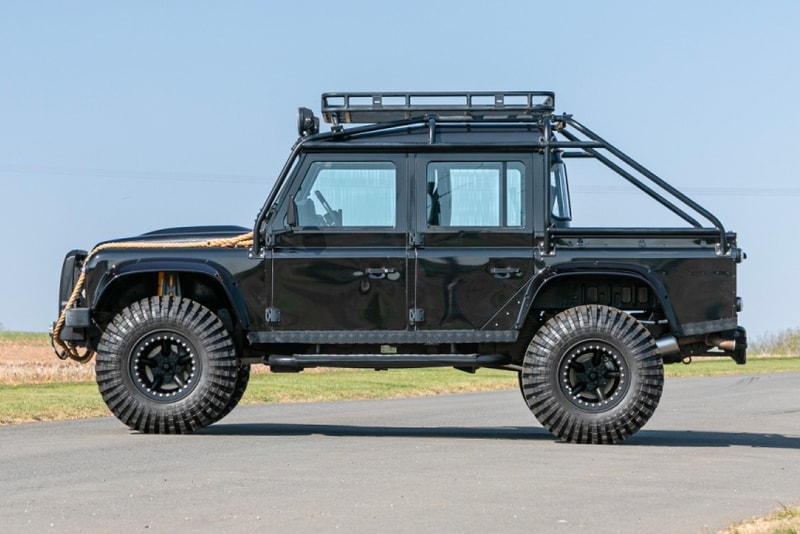 Silverstone Auctions Spectre Landrover Defender Info James Bond 007 110 SUVs offroading cars automotive Bowler Motorsport