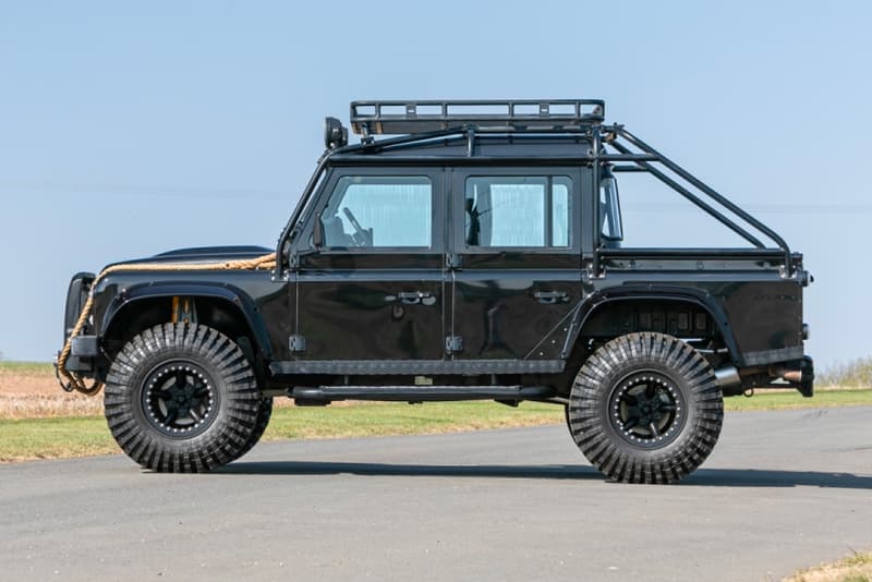 Silverstone Auctions Spectre Landrover Defender Info James Bond 007 110 SUVs offroading cars automotive Bowler Motorsport