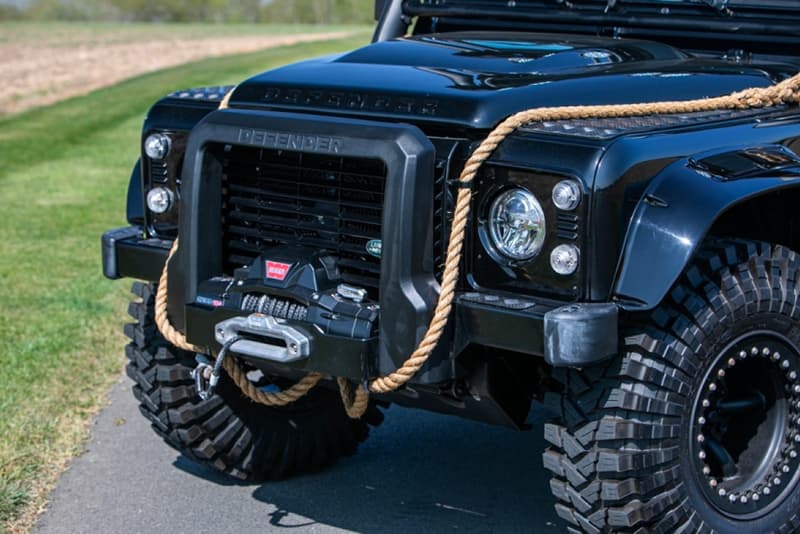 Silverstone Auctions Spectre Landrover Defender Info James Bond 007 110 SUVs offroading cars automotive Bowler Motorsport