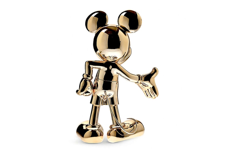LEBLON DELIENNE Chrome Mickey Mouse Figurines Release Info Mickey by Kelly Take 2 chrome-trim figure 48cm selfridges collectibles memorabilia Mickey Mouse Welcome chrome figure 60cm disney