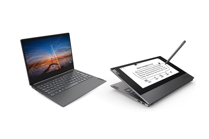 Lenovo ThinkBook Plus e-Ink Display Release Laptops Tech computers touch screen tech productivity Gorilla Glass Intel 