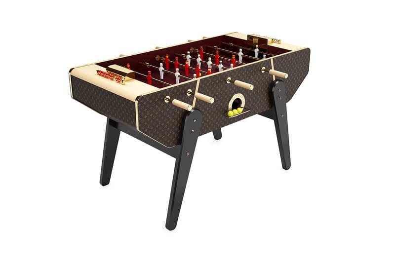 Louis Vuitton and the Art of Gaming: Le Babyfoot Football Table Homeware Game Traditional French Design Monogram made-to-order Eclipse Epi Leather Damier Graphite
